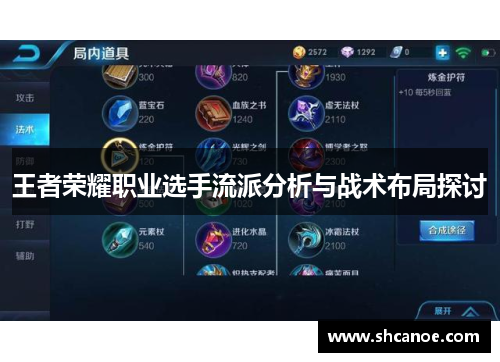 王者荣耀职业选手流派分析与战术布局探讨